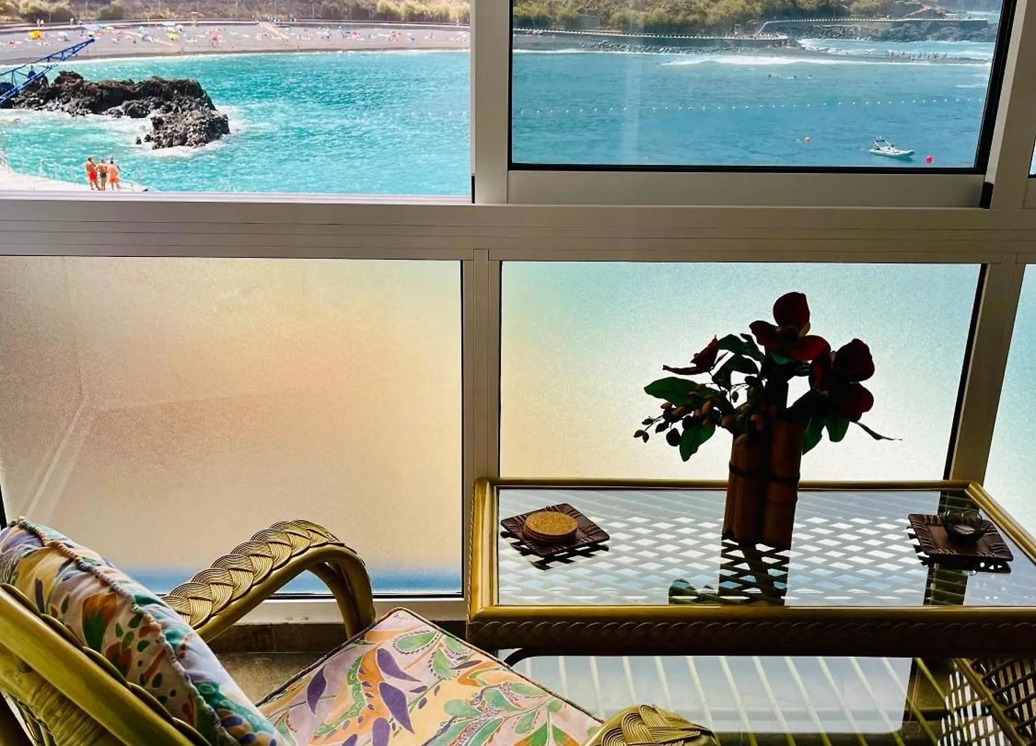 Ferienwohnung In Mesa Del Mar Mit Offenem Balkon Puerto de la Madera Spagna